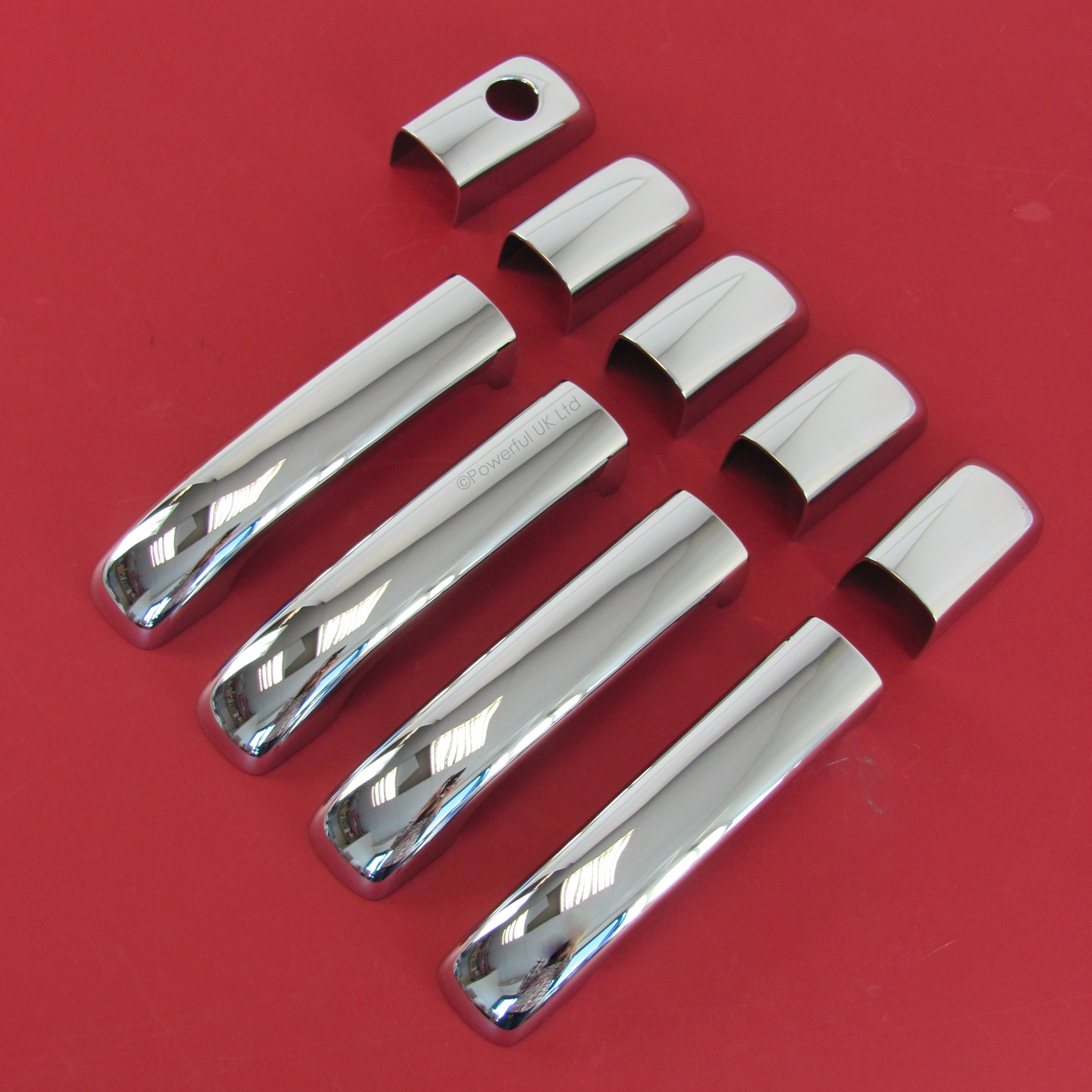 Chrome door handle cover kit for Land Rover Discovery II 2 TD5 GS Disco